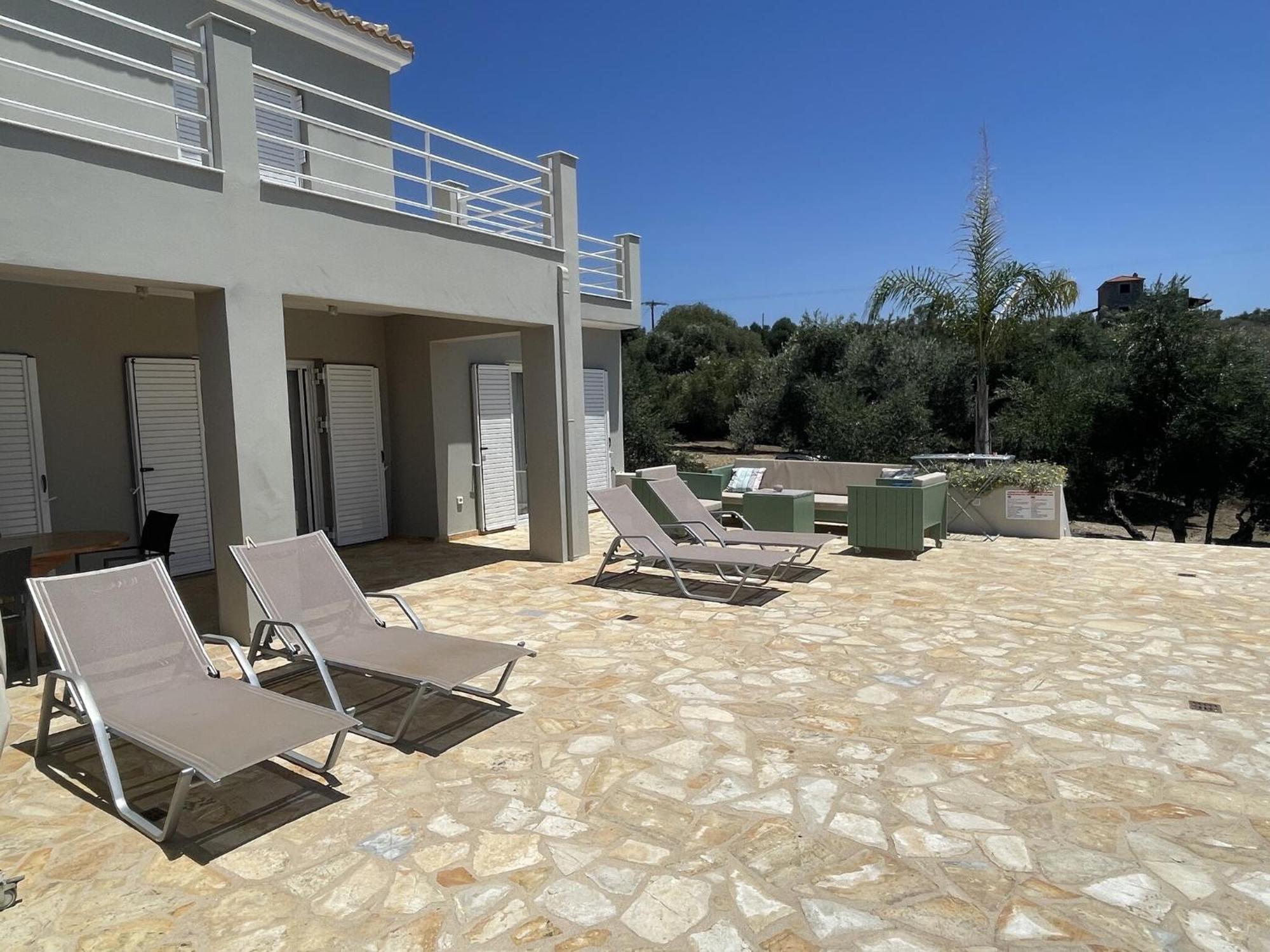 Luxurious Villa In Peloponnese With Swimming Pool Kamária Exterior foto