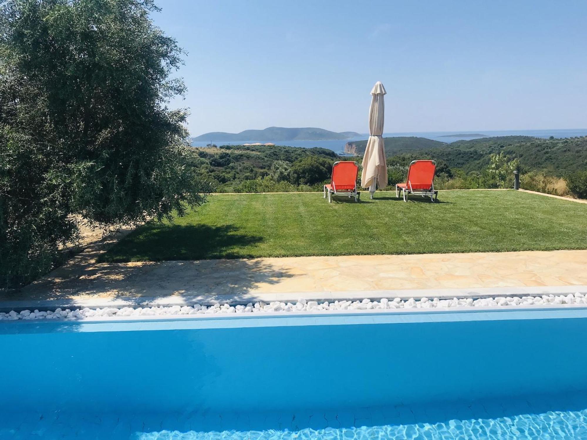 Luxurious Villa In Peloponnese With Swimming Pool Kamária Exterior foto